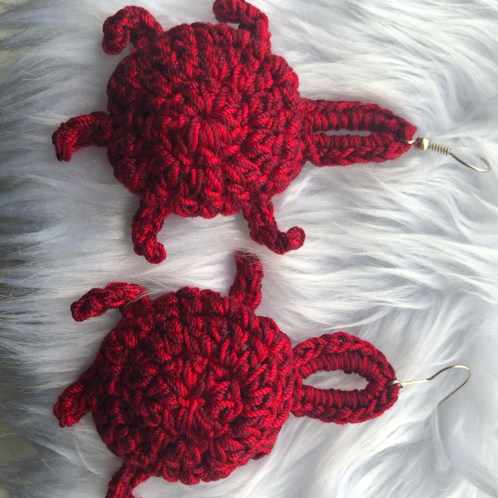 Crochet earrings - Picture 2 of 2